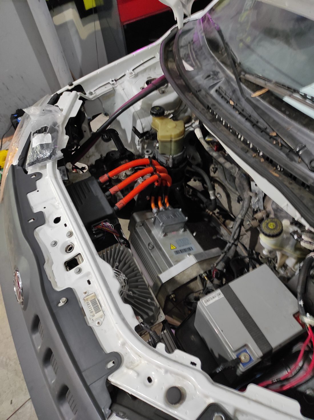 Motor eléctrico Fiat Uno después